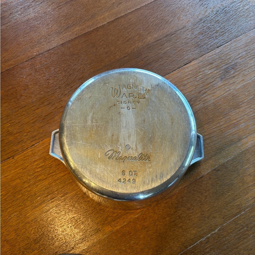 Wagner Ware Magnalite Sidney 6qt Stockpot/Dutch oven - Picture 4 of 6